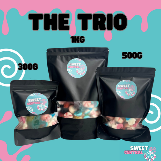 THE TRIO - Three Sweet Pouches - 1kg, 500g and 300g