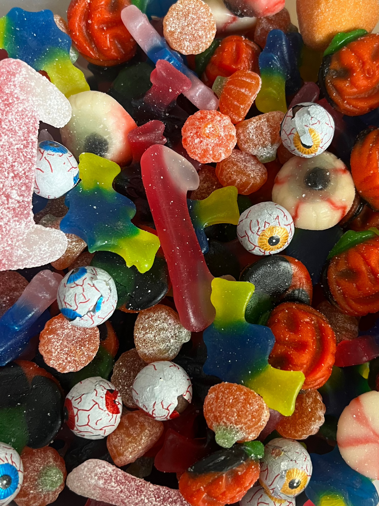 Halloween Sweet Mix in Spooky Coffin Shaped Sweet Box