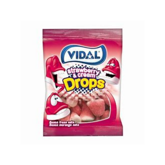 Vidal Strawberry & Cream Drops 3.19oz (90g)