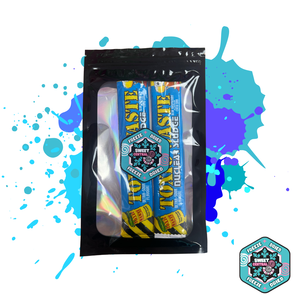 FREEZE DRIED Toxic Waste Sour Blue Raspberry x2