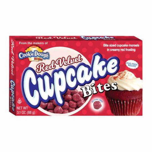 Red Velvet Cupcake Bites Theatre Box