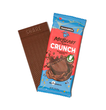 Mr Beast Crunch Chocolate Bar