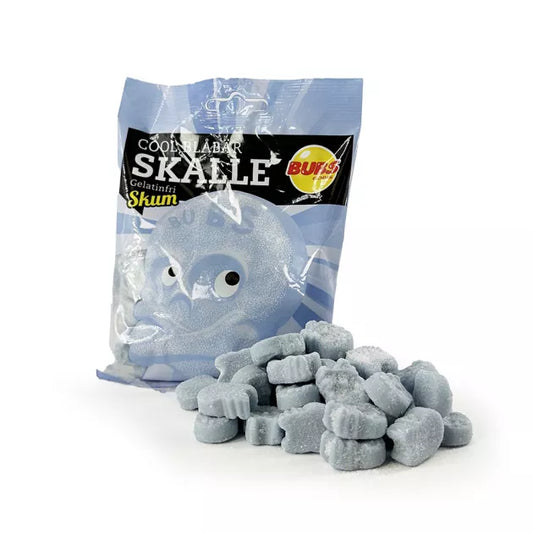 BUBS Goody Bag Blueberry Foam Skulls 90g
