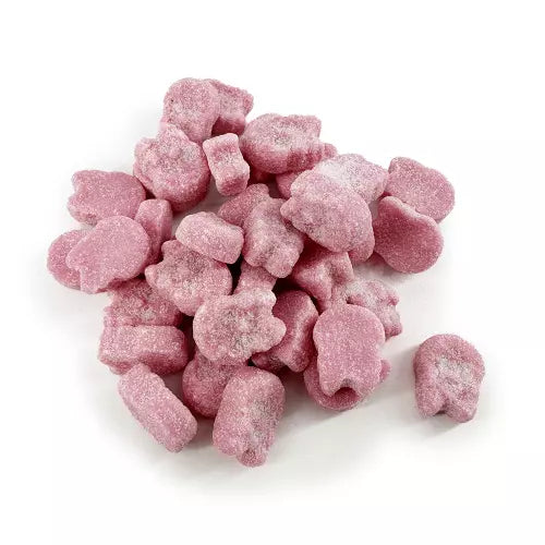 BUBS Goody Bag Raspberry Foam Skulls 90g